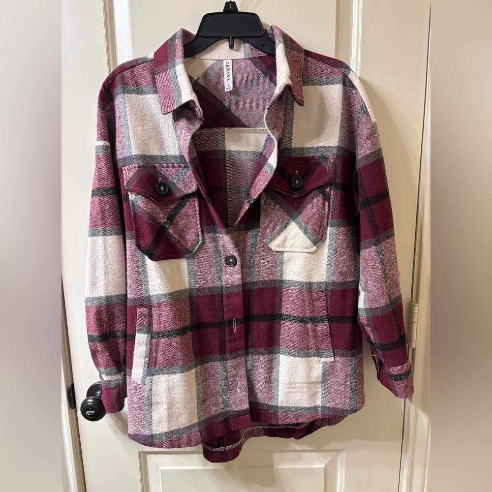 Plaid Flannel Shacket